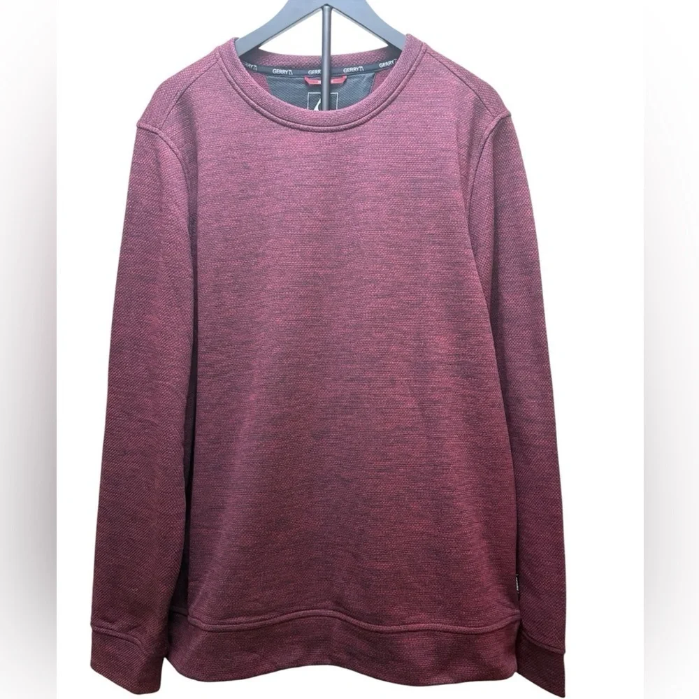 NWOT Gerry Men's Textured Crew Pullover Crewneck | Size XL